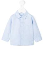 Le Bebé Enfant - Chest Embroidered Shirt - Kids - Cotton/linen/flax - 18 Mth, Blue