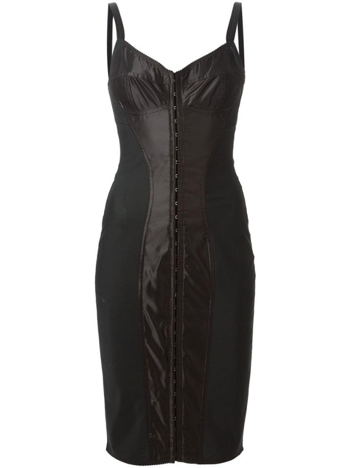 Dolce & Gabbana Strappy Corset Dress - Black