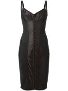 Dolce & Gabbana Strappy Corset Dress - Black