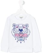 Kenzo Kids - Tiger Sweatshirt - Kids - Cotton/viscose - 36 Mth, White