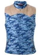 Guild Prime Shoulder Panel Detail Camouflage Padded Sleeveless Jacket