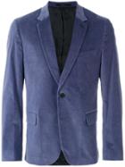 Paul Smith Slim-fit Velvet Blazer - Blue