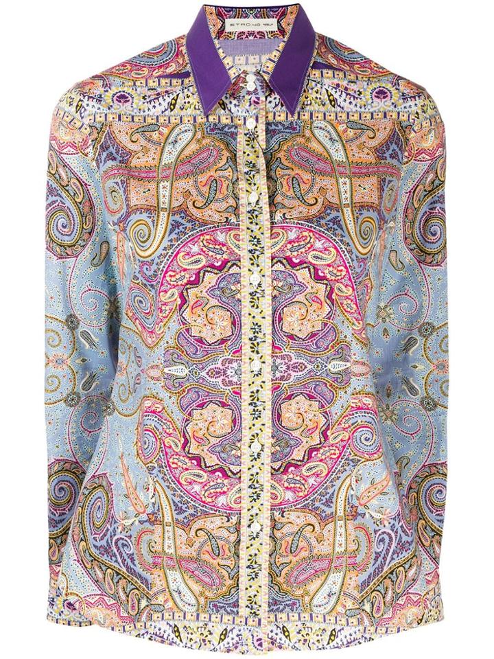 Etro Paisley Shirt - Purple