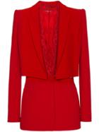 Alexander Mcqueen Single Breasted Jacket - Red