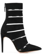 Alexandre Birman Cut-out High Heel Boots - Black