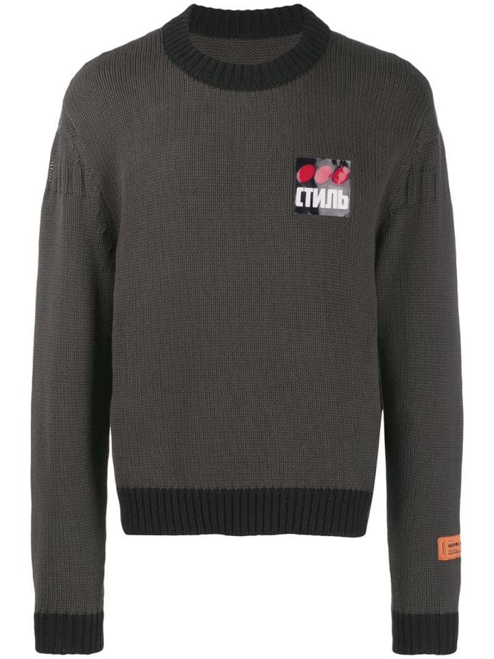 Heron Preston Roll Neck Jumper - Black