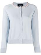 Simone Rocha Fine Knit Cardigan - Blue