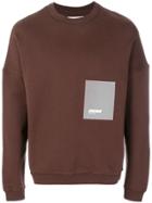 Drôle De Monsieur Patched Sweater - Brown