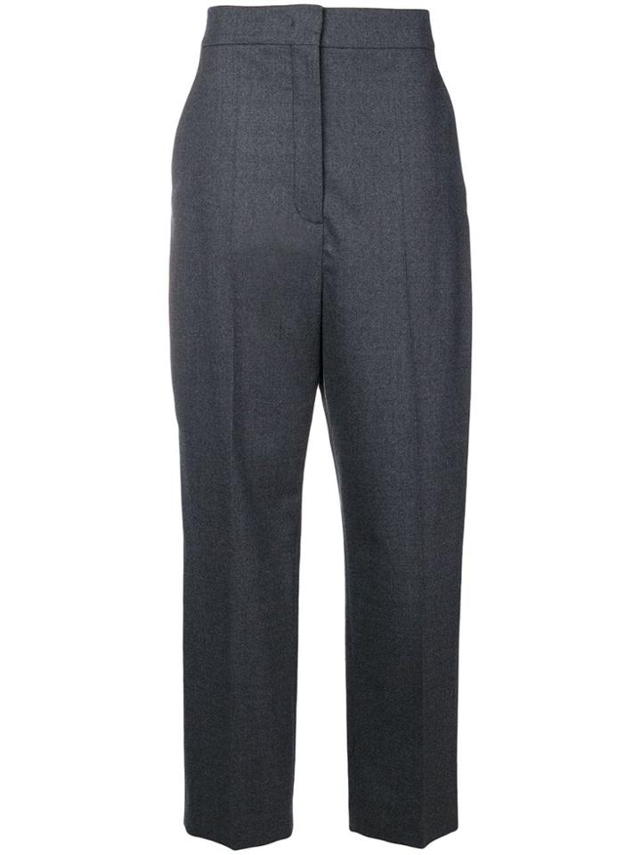Joseph Creased Wide-leg Trousers - Grey
