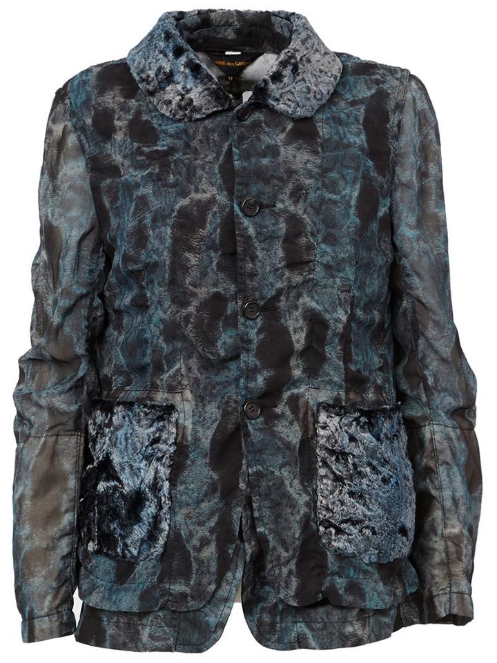 Comme Des Garçons Faux Fur Jacket