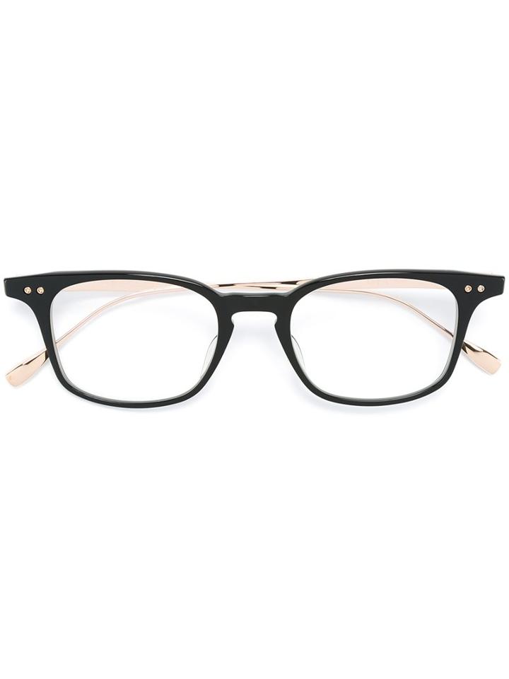 Dita Eyewear 'buckeye' Frames, Black, Acetate/12kt Gold