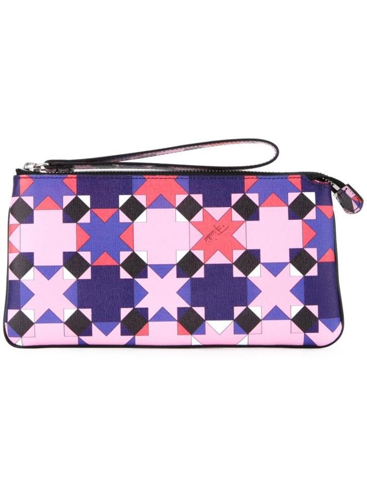 Emilio Pucci Large Wristlet Clutch