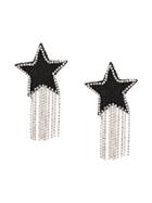 Venessa Arizaga Art Star Clip-on Earrings - Black