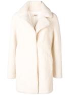 Yves Salomon Meteo Lamb Fur Coat - White