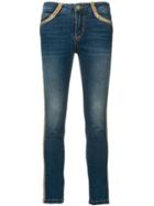Ermanno Scervino Side-stripe Fitted Jeans - Blue