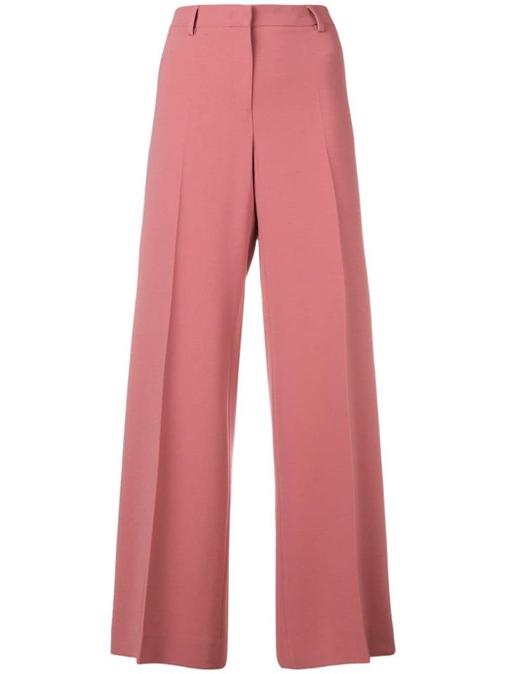 Alberto Biani Creased Palazzo Trousers - Pink