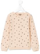 Emile Et Ida - Cherry Patterned Sweatshirt - Kids - Cotton - 4 Yrs, Nude/neutrals