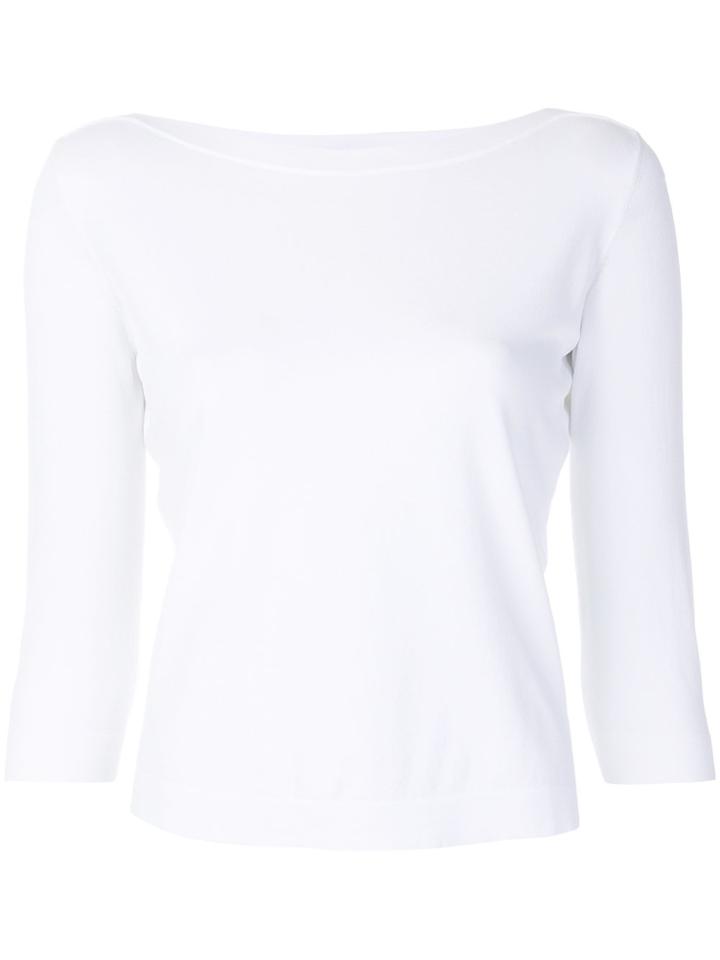 Roberto Collina Classic Slim-fit Top - White