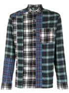 Lanvin Contrast Check Shirt - Multicolour