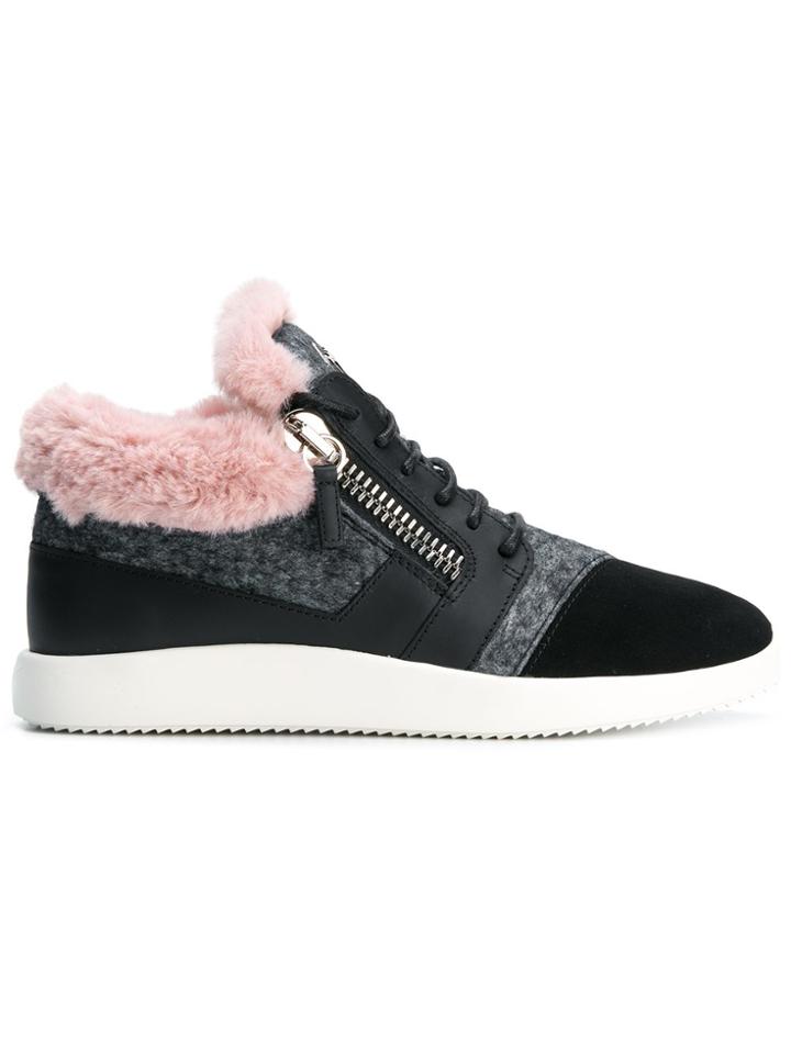 Giuseppe Zanotti Design Kriss Mid-top Sneakers - Grey