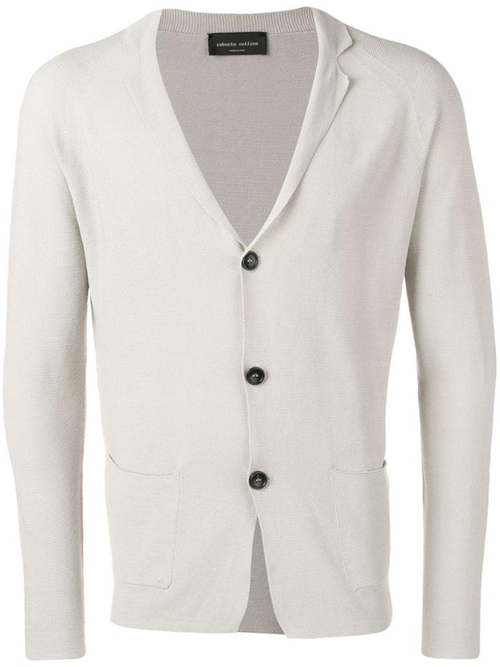 Roberto Collina Jersey Blazer - Neutrals