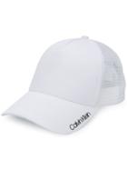 Calvin Klein Contrast Panel Baseball Cap - White