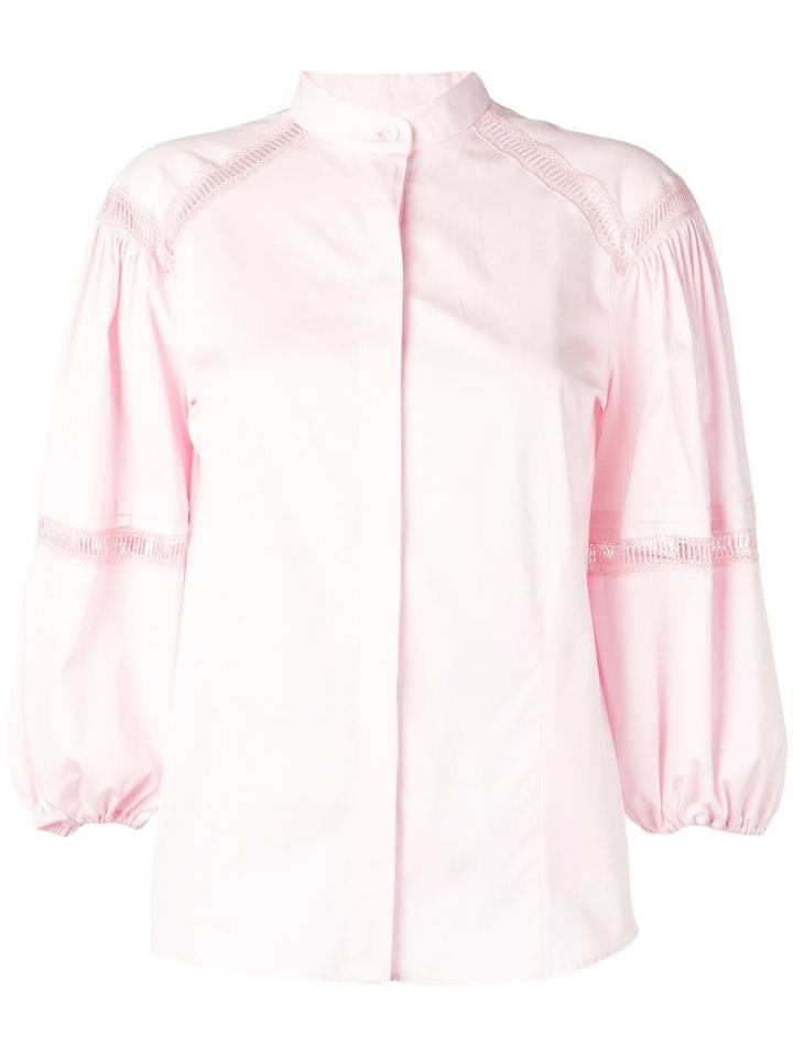 Alberta Ferretti Blouson Blouse - Pink