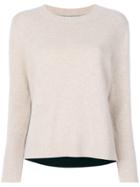 Chinti & Parker Cashmere Ribbed Sweater - Nude & Neutrals