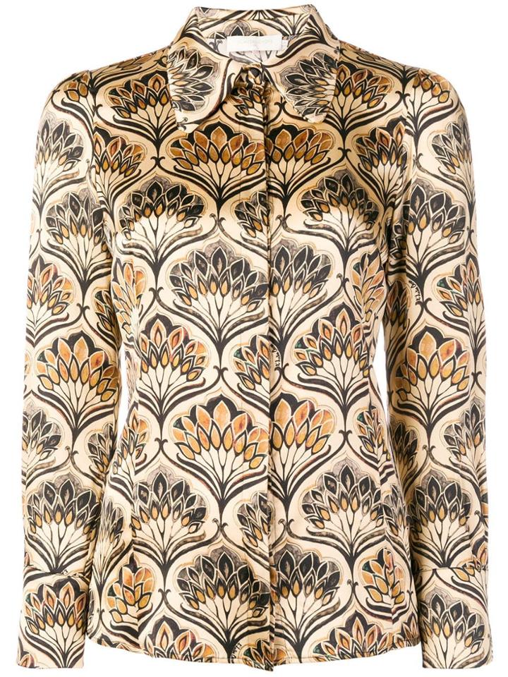 L'autre Chose Printed Shirt - Neutrals
