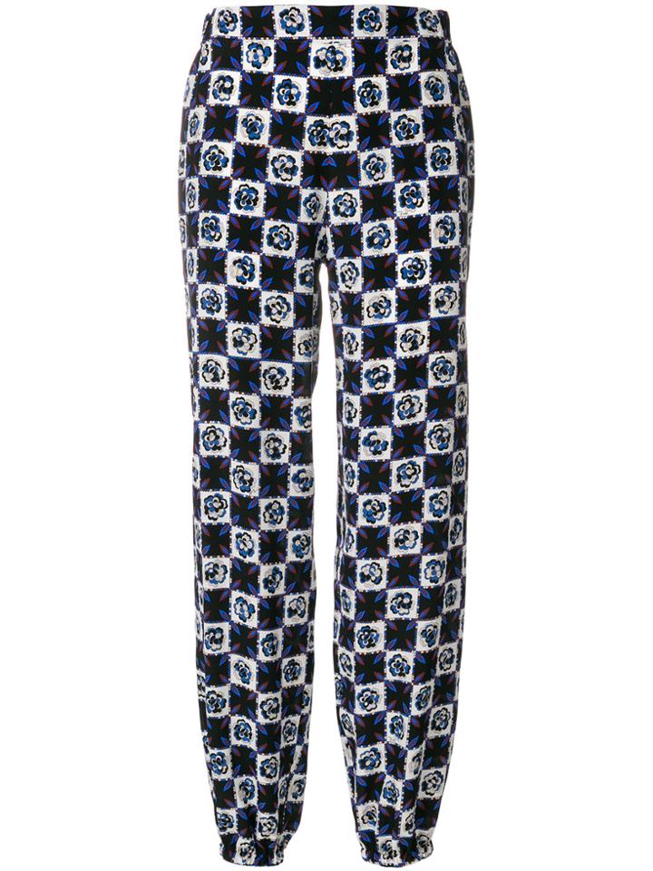 Emilio Pucci Printed Harem Trousers - Black