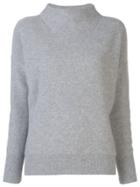 Vince Cashmere Mock-neck Jumper - Grey