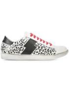 Amiri Leopard Print Sneakers - White