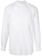 Education From Young Machines Pintucked Poplin Shirt - White