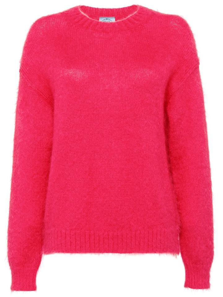 Prada Brushed Mohair Sweater - Pink & Purple