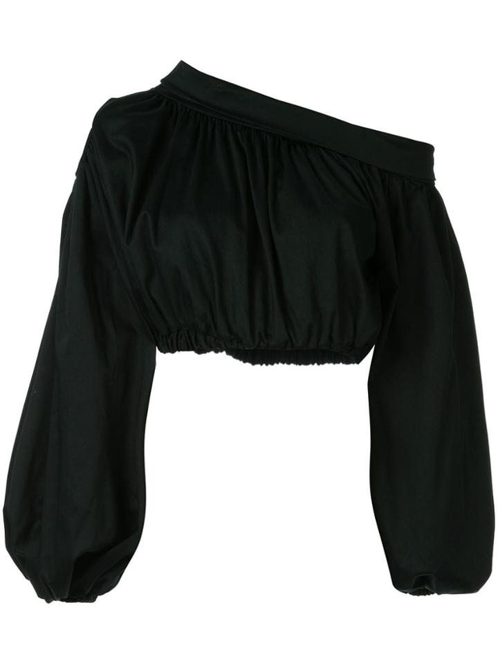 Silvia Tcherassi Dominica Cropped Blouse - Blue