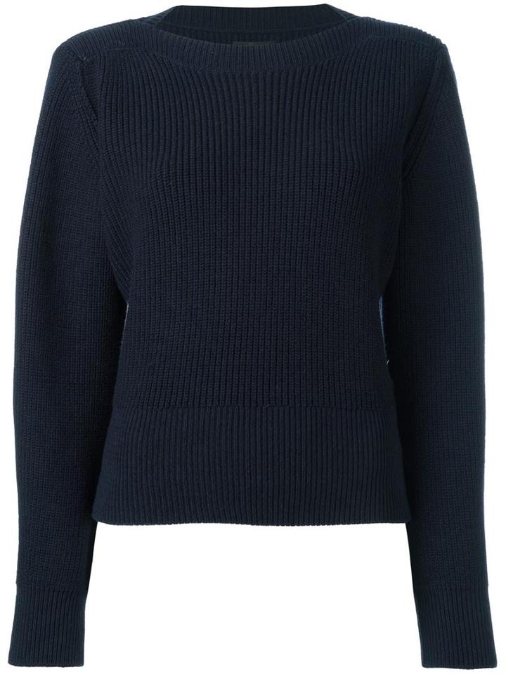 Isabel Marant Fidji Jumper, Women's, Size: 36, Blue, Cotton/wool/polybutylene Terephthalate (pbt)