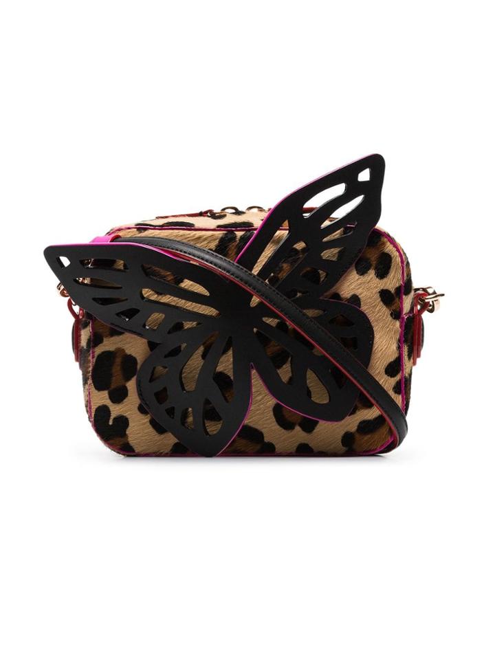 Sophia Webster Multicoloured Flossy Leopard Calf Hair Bag - Neutrals