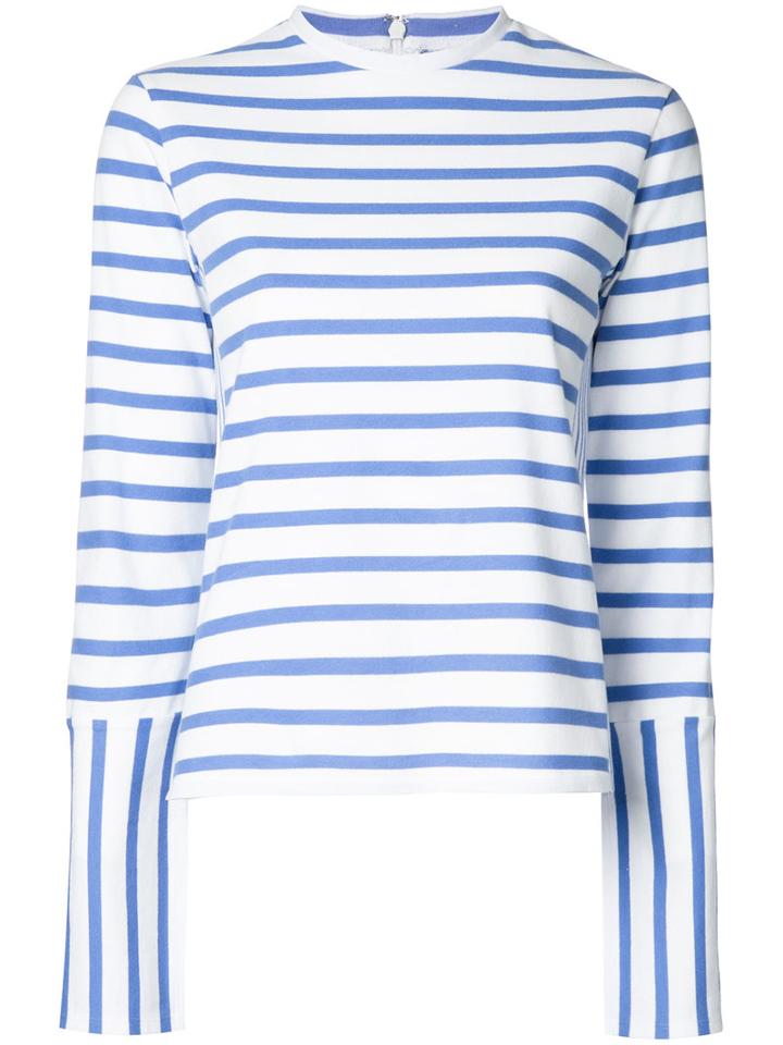 Le Ciel Bleu Striped Jumper, Women's, Size: 36, Blue, Cotton
