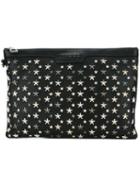 Jimmy Choo Derek Clutch, Men's, Black, Calf Leather/metal Other