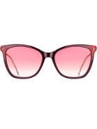 Tommy Hilfiger Oversized Cat-eye Sunglasses - Blue
