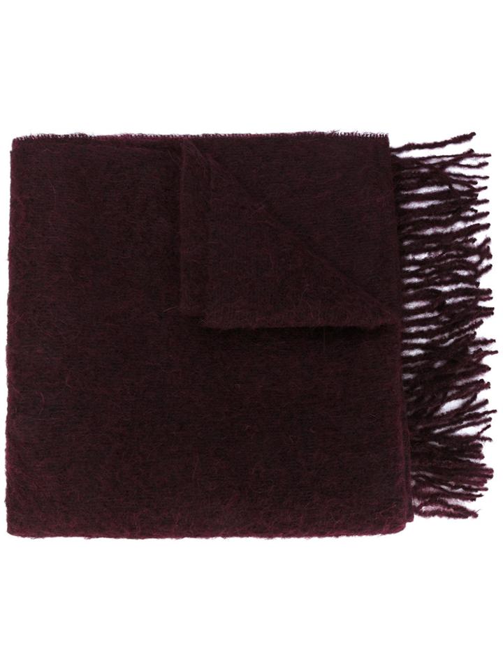 Études Classic Woven Scarf - Pink & Purple