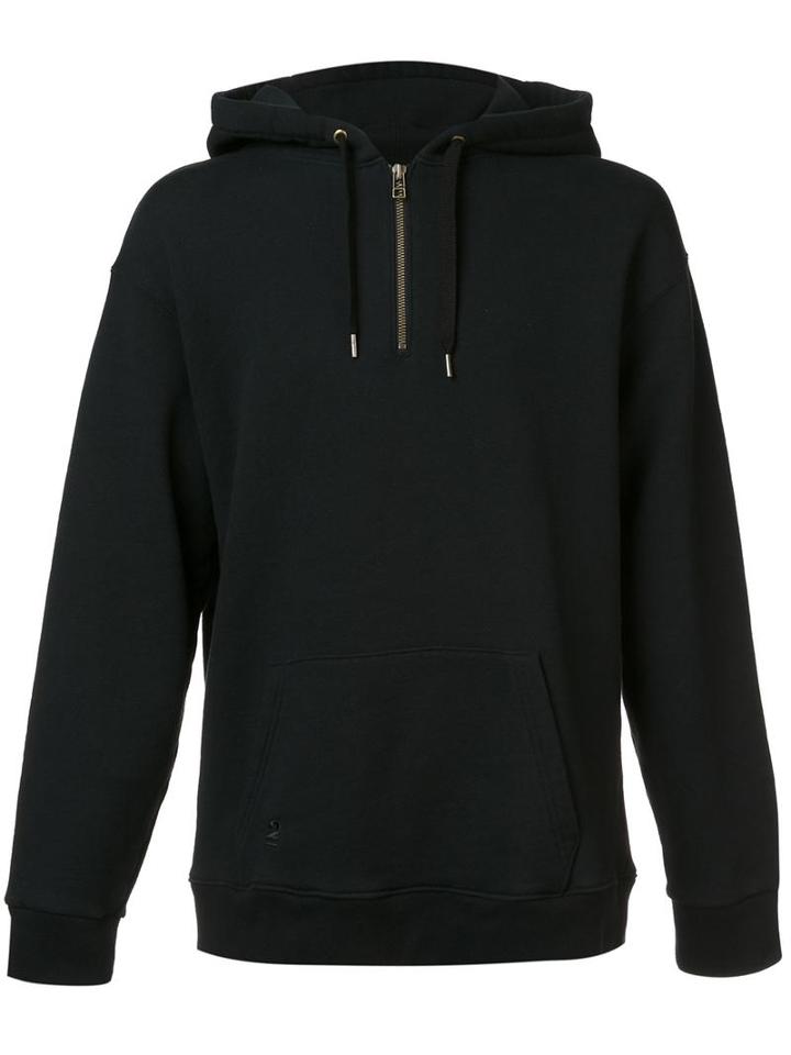Robert Geller 'the Seconds' Hoodie, Men's, Size: 48, Black, Cotton