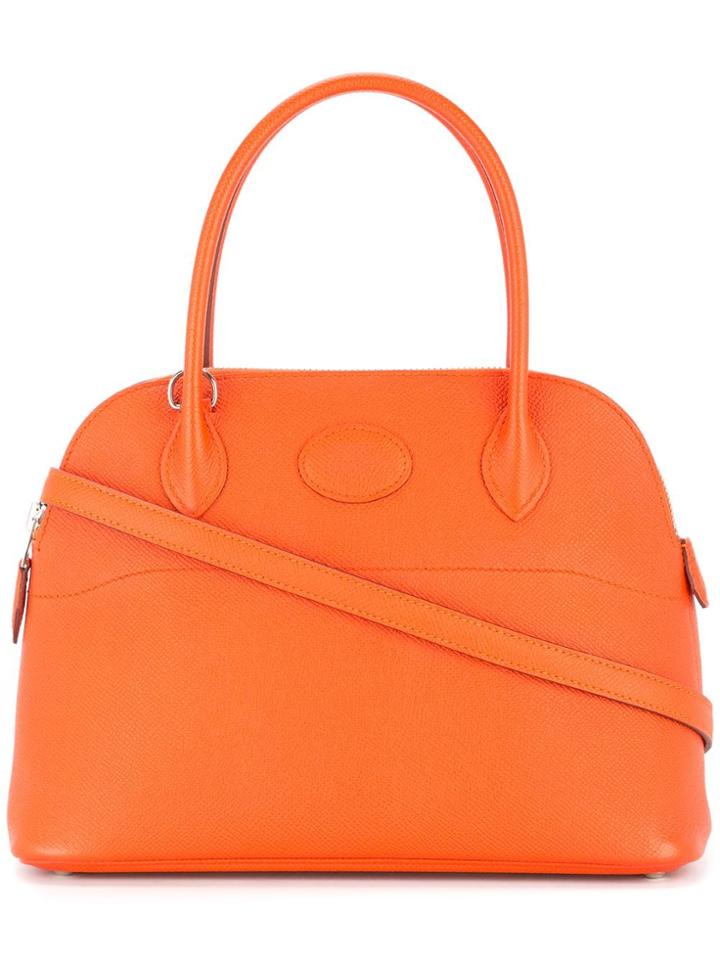 Hermès Vintage Bolide 27 Two-way Tote - Orange