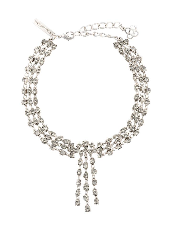 Oscar De La Renta Tassel Necklace - Black