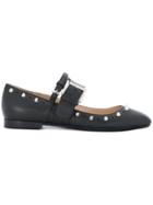 No21 Studded Ballerinas - Black