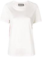 Roqa Side Stripe T-shirt - White