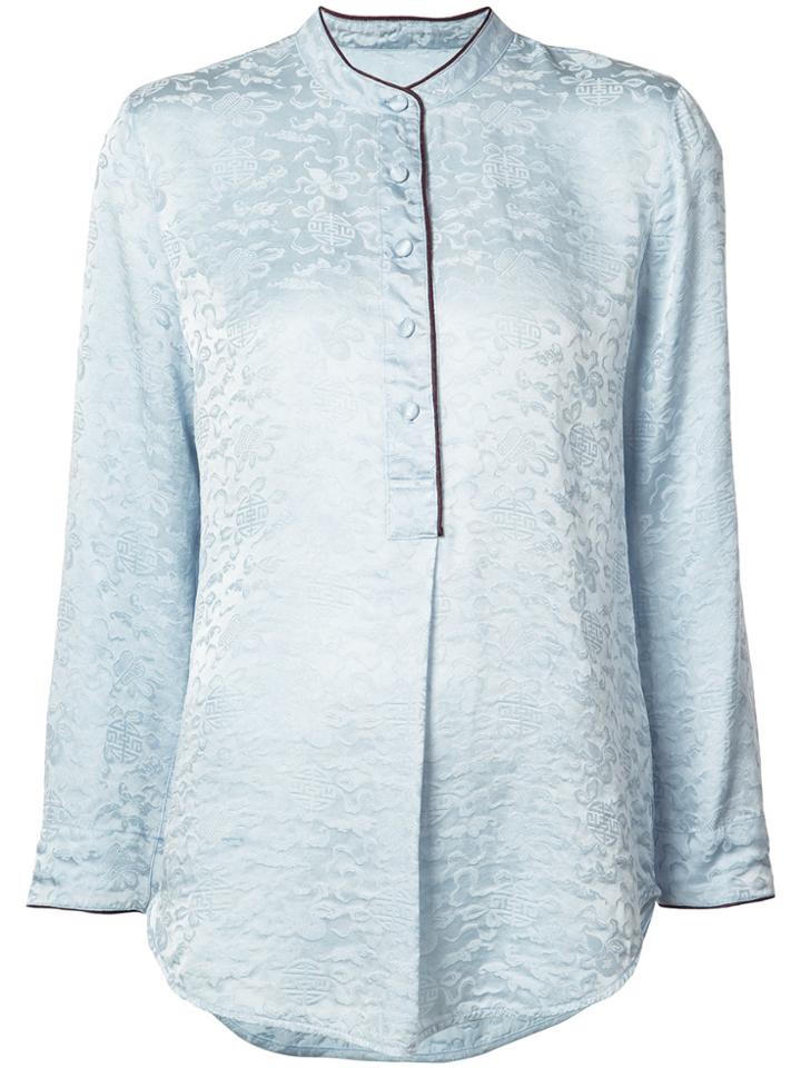 Raquel Allegra Oriental Blouse - Blue