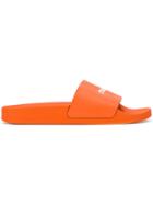 Heron Preston Logo Sliders - Orange