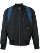 Mcm - Zipped Bomber Jacket - Men - Cotton/polyester/recycled Polyester - Xl, Black, Cotton/polyester/recycled Polyester