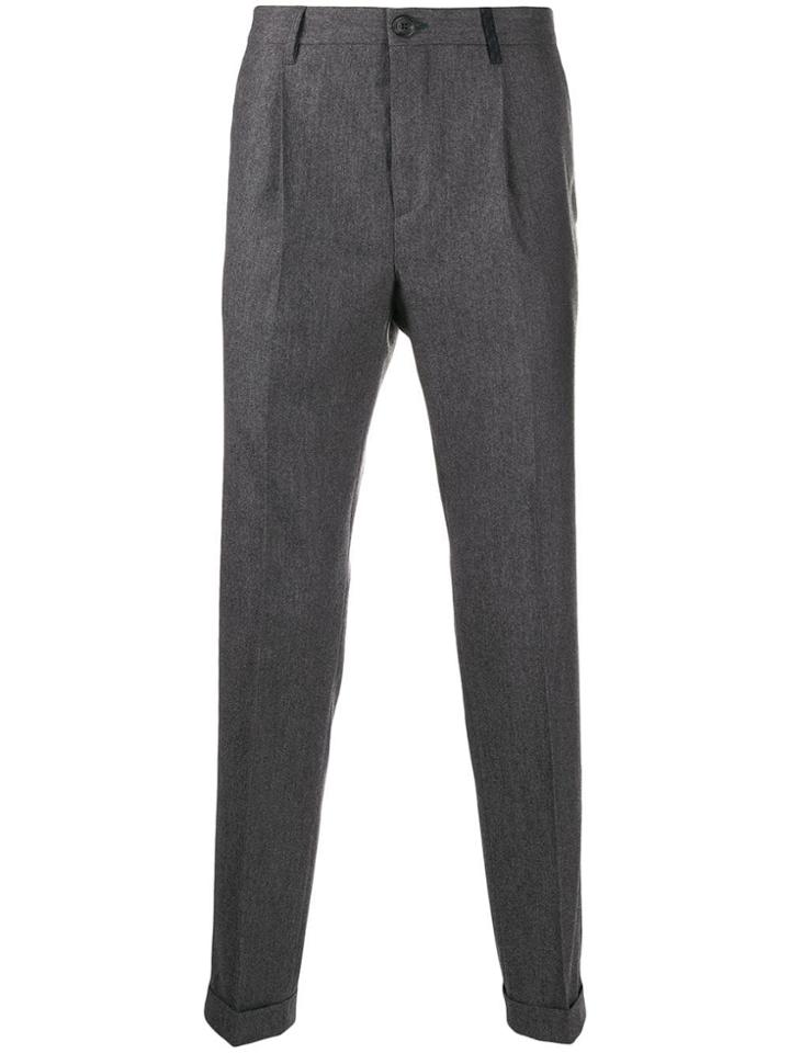 Ps Paul Smith Plain Tailored Trousers - Grey